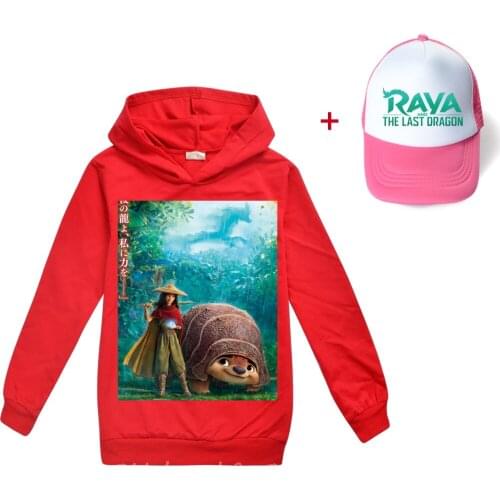 Kids Hoodies Raya and The Last Dragon Girls Sweatshirt T Shirt Children Clothes Kid Hoodie Boys Tops Spring Autumn Sportswear