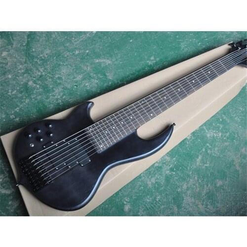 8 Strings Left-handed Electric Guitar with Rosewood fingerboard,Neck through body,Black Hardware,Provide customized service
