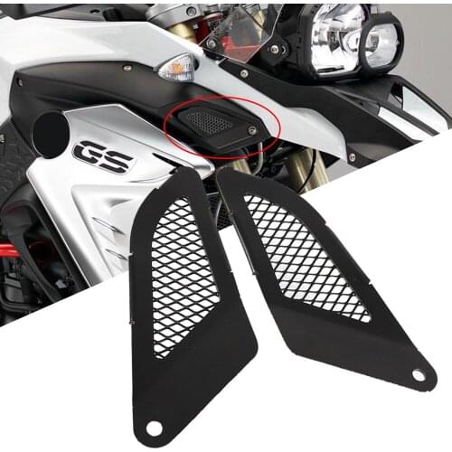 F800GS Motorcycle Accessories Aluminum Grille Air Intake Cover Guard Protector For BMW F800GS F800 GS 2013 2014 2015 2016 2017