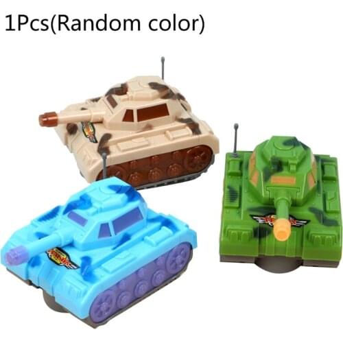 HX5D Mini Electric Toy Tank Model Flashing LED Light Music Sound Light-up Vehicles for Children Kids Gift