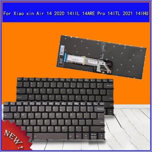 Laptop Keyboard For lenovo Xiaoxin Air 14 2020 14IIL 14ARE Pro 14ITL 2021 14IHU Notebook Replace Keyboard