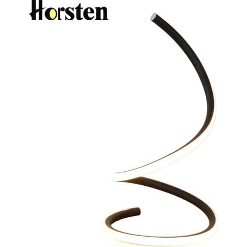 Horsten Creative Modern LED Table Lamp Art Decoration Simple Desk Table Light Bedroom Bedside Lamp For Bedroom Living Room Study