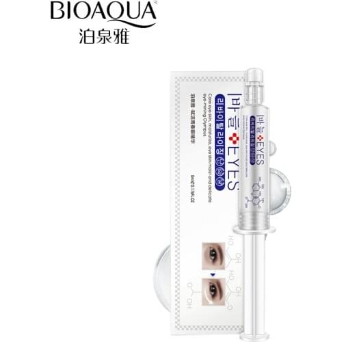 BIOAQUA Brand Eye Cream Cylinder Style Skin Care Hyaluronic Acid Essence Remove Dark Circles Anti-Aging Moisturizing Eye Cream