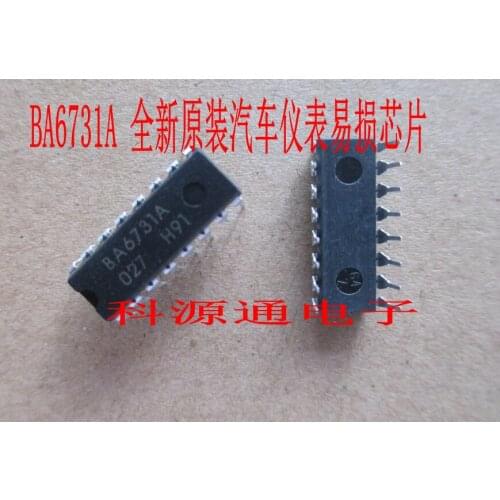 New 5PCS/LOT BA6731A BA6731 DIP16 Automotive instrument vulnerable chip Car ic