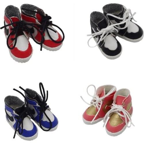OB11 Fashion Leather sports leisure doll shoes 2.5*1.1cm Fit For Obitsu, GSC, YMY 1/12 BJD DIY doll shoes accessories