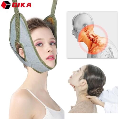 Cervical Traction Belt Neck Stretcher Band Vertebrae Recovery Health Care Neck Stretch Fixing Brackets For Adult Children Home