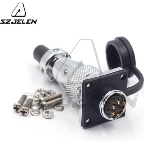 WS16 Series, 6-pin waterproof connector male female , Industrial Connectors plug socket,dustproof connector 6pin ,IP67
