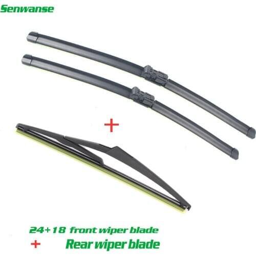 Senwanse Front and rear Wiper Blades For Geely emegrand EC7 2018-2021 Windshield Windscreen wiper blade 22"+18"+10"