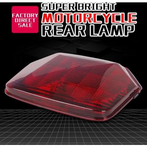 Motorcycle Stoplight Brake Warning Signal Indicator Rear Tail Stop DC 12V Light Lamp For Honda CB400 VTEC 03-08 III CB1300 03-06