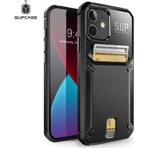 SUPCASE For iPhone 12 Mini Case 5.4 inch (2020 Release) UB Vault Slim Protective Wallet Cover with Built-in card holder