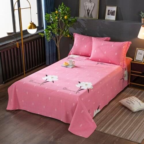 Thickened Cotton Sanded Sheets Womens Single-Piece Cotton Quilt Sheet