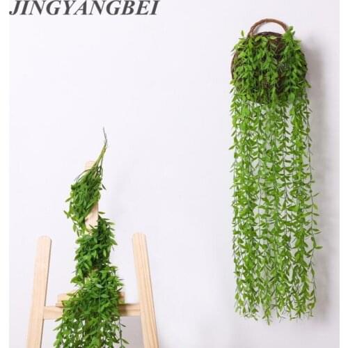 100cm Green Hanging Plant Artificial Plant Willow Wall Home Decoration Balcony Decoration Flower Basket Accessories