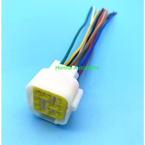 FW-C-9F-B white Furukawa 2.3mm female waterproof electrical socket 9 Pin way connector plug for car Toyota