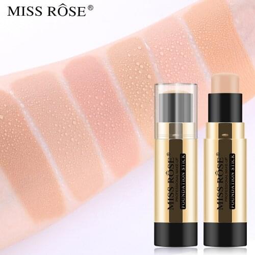 1 PC Face Contouring Makeup base Concealer Pencil Stick Palette Corrector Foundation Cream MISS ROSE