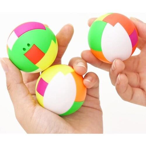10Pcs/Lot 3D Puzzle Ball Puzzle Children Kids Adult Educational Toys Magic Ball IQ Brain Teasers Intelligence Game Puzzle Toys