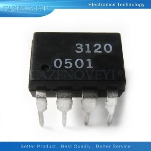 10pcs/lot HCPL3120 DIP-8 HCPL-3120 DIP A3120 In Stock