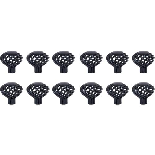 12x Twist Spiral Style 3.4cm Pull Knob Kitchen Cabinet Cupboard Bin Door Handle