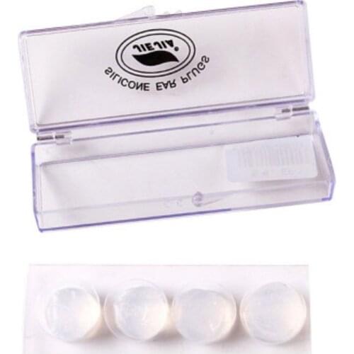 2 Pairs Professional Earplugs Soft Waterproof Reusable Silicone Ear Plugs Earbuds Swimming Protector