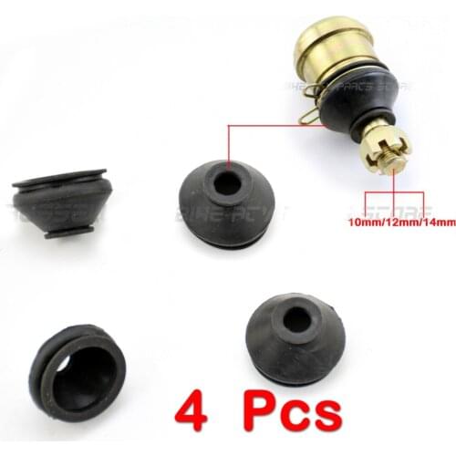 ATV Quad Go kart 4 Pcs Turn to rod Arm Ball Head Dust Protection Rubber Cover for Chinese