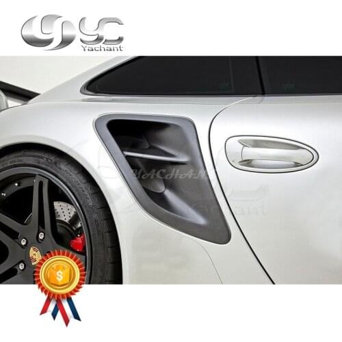 Car-Styling Carbon Fiber Side Air Duct Air Intake Rear Inlet Fit For 2005-2012 911 997 Turbo Side Air Duct Air Intake Rear Inlet
