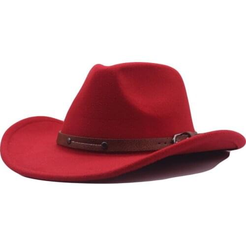 2021 Fashion Wool Fedora Hat For Women Chapeau Black Hats For Men Simple Wide Brim Four Seasons Female caps Fashion Top Jazz Cap