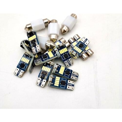 LED Interior Light Accessories Kit 18PCS Bulbs WHITE For Honda Pilot 2009-2015