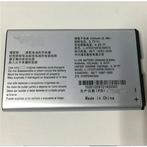 Li3723T42P3h704572 cell phone Battery for ZTE MF91 MF90M MF90 Accumulator 2300mAh with phone stander