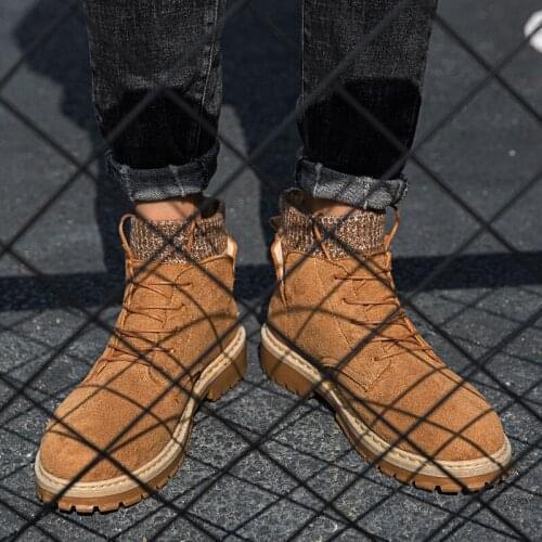 Mens zapatos sports shoes home sapatos sneaker spring fashion cuero for coturno sapato man 2020 western boots work sport mens