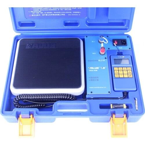 Genuine the electronic scale quantitative filling fluid called VES-100B refrigerant recovery