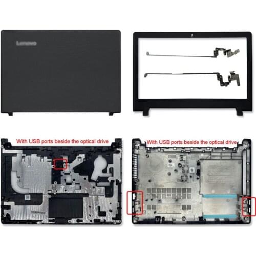 New Laptop Back Cover/Front Bezel/Palmrest/Bottom Case/Hinges Cover For Lenovo ideapad 110-14 110-14ISK TianYi 310-14ISK IKB