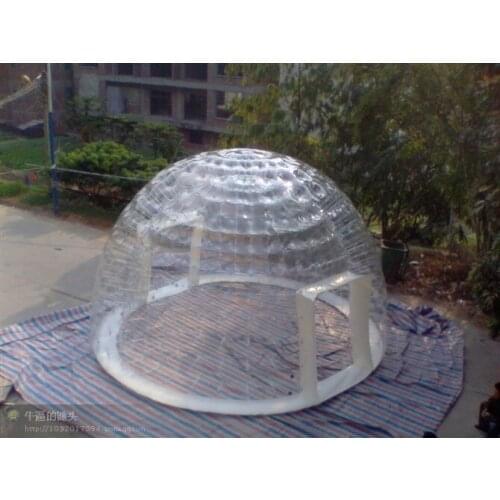 Commercial Advertising One Time Inflatable Dome Bubble Tree Tent Double Layer Inflatable Transparent Bubble Tent