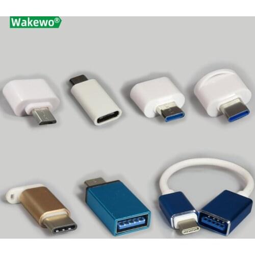 WAKEWO Type-C to micro-USB Female to male OTG converter USB adapter