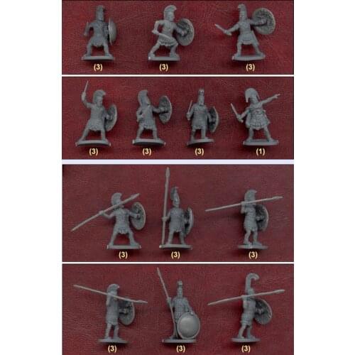 Plastic figure Ancient soldiers soldiers car throwing stone carcass crossbow archers