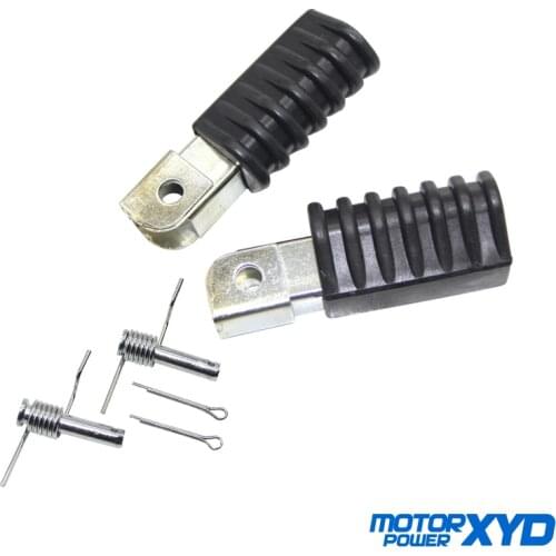 Motorcycle Left & Right Footrest Foot Rest Pedal Pegs for Yamaha PW50 PW80 PW 50 80 Dirt Pit Bike Motorbike ATV Quad D30