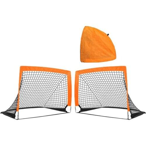 Portable Child Soccer Net Foldable Soccer Practice Nets Outdoor Sport Football Net For Kids Indoor Outdoor Play Toy Games