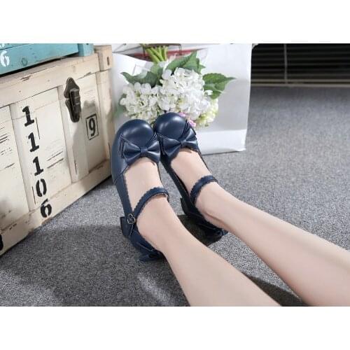 Prinses Lolita Schoenen Een Eenhoorn Strik Voor Meisje Vrouwen Leuke Cosplay Schoenen Cadeau Voor Kinderen Vriendin Multicolor