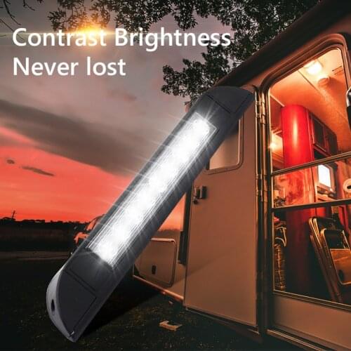 Touch Switch Camper Awning Light Bar Yacht Ceiling Light IP67 Waterproof RV LED Unique Parts Portable Car Ornaments