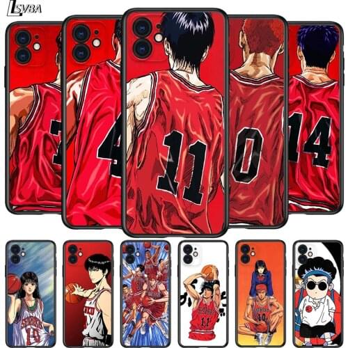 Slam dunk Sakuragi for Apple iPhone 12 Pro Max Mini 11 Pro XS Max X XR 6S 6 7 8 Plus 5 5S SE2020 Black Phone Case