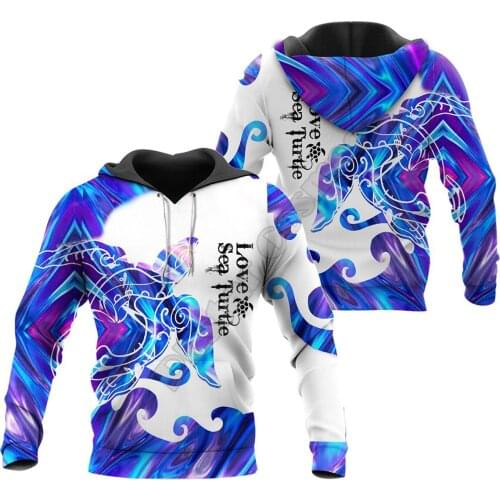 Amazing Sea Turtle 3D printed Hoodies sweatshirts Men Women Fashion Hooded streetwear Pullover Drop shipping