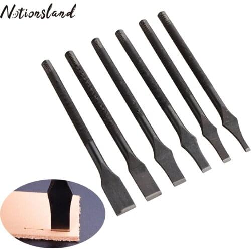 1Pc Leather Cutter Punch Handmade Sewing Crafts Carving Cutter Knife Strong Punch Wallet Belt Cutter DIY Leather Tool 3-12mm