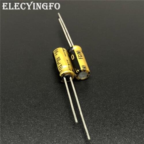 10Pcs/100Pcs 10uF 16V NICHICON FG (Fine Gold) 5x11mm 16V10uF High Grade Audio Capacitor