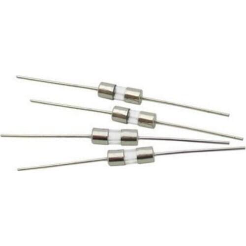 100pcs 3.6*10mm T2.5A 2500mA 250V slow Axial fuse Glass Tube with lead wire 3.6*10 T2.5A 2500mA 250V slow fuse