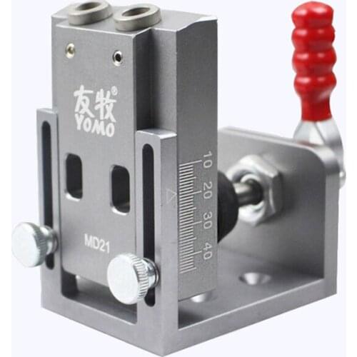 2020 upgrade Fast clamping Pocket Hole Jig Kit System With 9mm Drill Bit Set Carpenter WoodWorking Tools kit