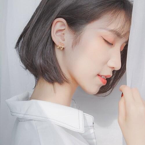 925 Sterling Silver Cute Small Circle Hoop Earrings Simple Fashion Geometric Piercing Earring Elegant Graceful Wedding Jewelry