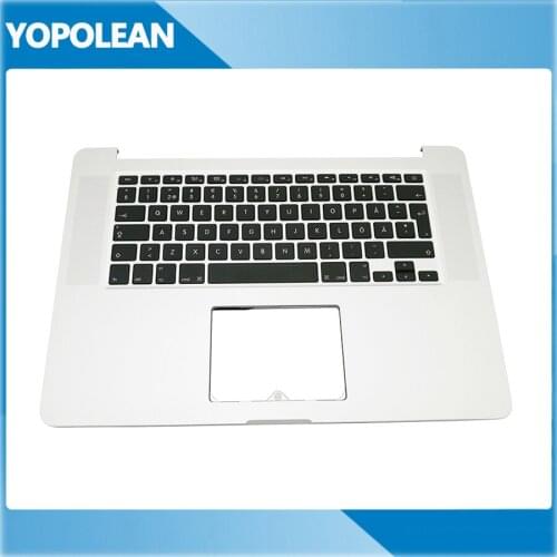 A1398 Swedish Sweden Top Case keyboard With Backlit Backlight For Macbook pro Retina 15'' A1398 2012 Year MC975 MC9765
