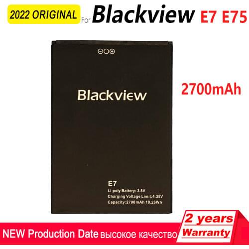 100% Original 2700mAh E7 Phone Battery For Blackview E7 E7S High quality Batteries With Tracking Number
