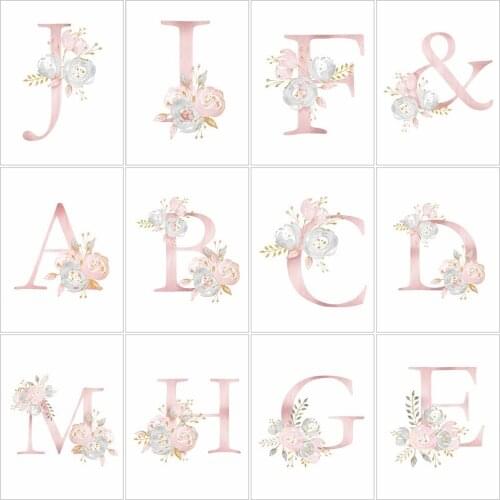 HUACAN DIY Full Diamond Painting Rose 5D Full Square Round Painting Rhinestone Text Diamond Embroidery Flower Home Decoration