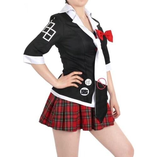 Anime Danganronpa Cosplay Costume Trigger Happy Havoc Junko Enoshima Emboitement Inushio Kimuchi Dangan Ronpa School Uniform