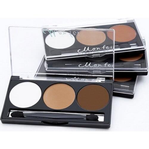 By ems or dhl 50pcs 3Colors Face Highlighter Powder Palette Makeup Contour Shimmer Highlight Make Up Powder Cosmetics