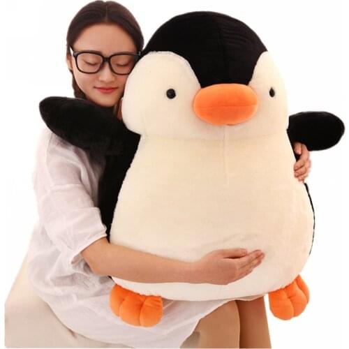 Fancytrader 28'' Soft Plush Polar Penguin Toy Giant Stuffed Animal Penguins Doll 70cm Nice Kids Gifts Real Pictures